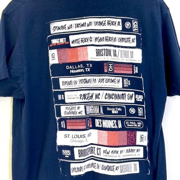 Thomas Rhett - VHS Concert Thomas Rhett 2019 Tour Short Sleeve T Shirt Large - Picture 9 of 10